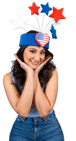 USA Stars Headband - Foam Party Hats Inc