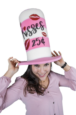Valentine’s Day Top Hat - Foam Party Hats Inc