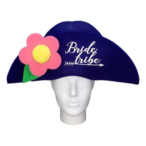 Flower Bride Tribe Bachelorette Lady Hat - Foam Party Hats Inc