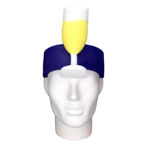 Champagne Glass Headband - Foam Party Hats Inc