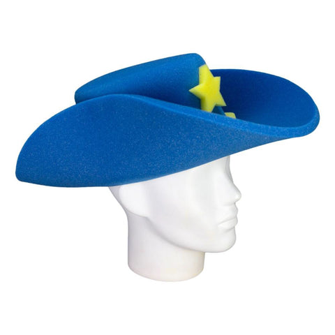 JUMBO FOAM BIG LARGE COWBOY WESTERN OVERSIZED HAT Navy BLUE STAR