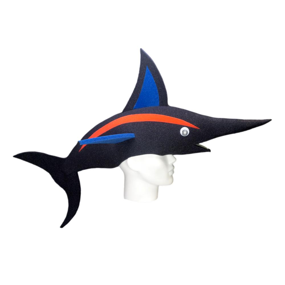Miami Marlins Hat - Handmade Marlin Hat, Nautical Fish