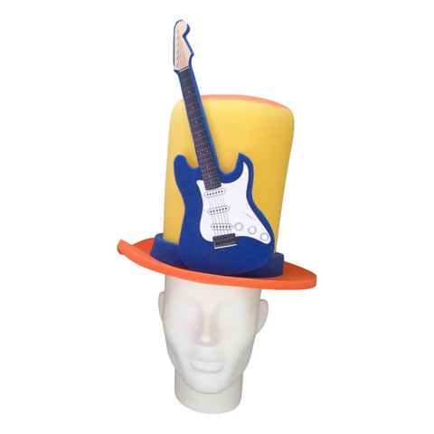 Guitar Top Hat - Foam Party Hats Inc