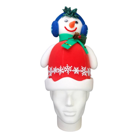 Happy Snowman Hat - Foam Party Hats Inc
