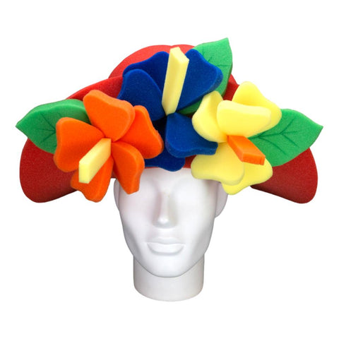 Hibiscus Lady Hat - Foam Party Hats Inc