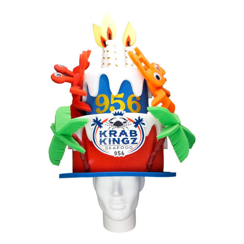 Custom Birthday Cake Hat - Foam Party Hats Inc