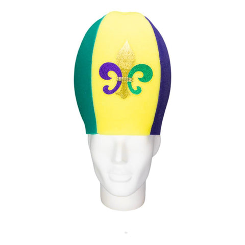 Mardi Gras Balloon Hat - Foam Party Hats Inc