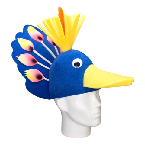 Peacock Hat - Foam Party Hats Inc