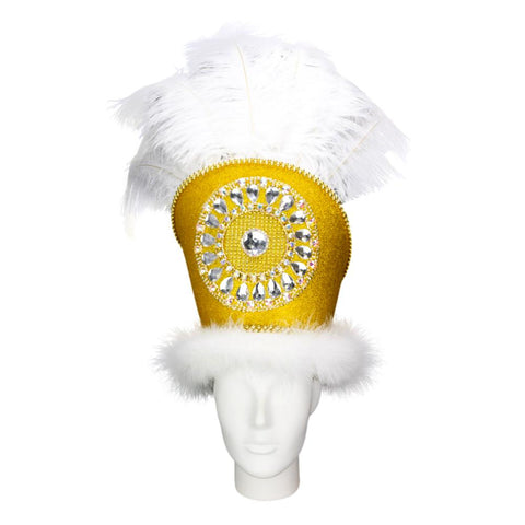 Luxurious Feathers Queen Crown - Foam Party Hats Inc