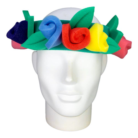 Small Roses Headband - Foam Party Hats Inc