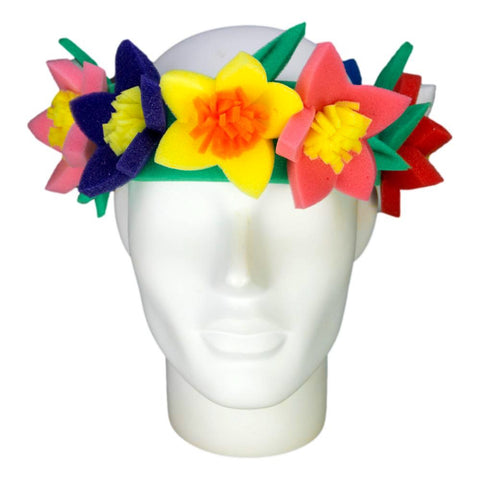 Spring Flowers Headband - Foam Party Hats Inc