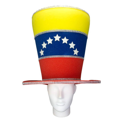 Venezuela Wide Top Hat - Foam Party Hats Inc